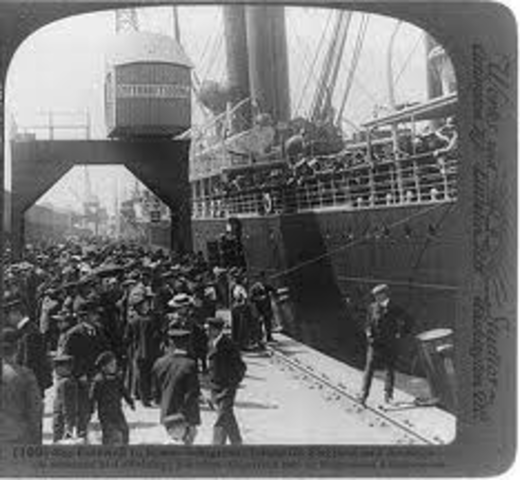 Peak Year in Immigration from Europe