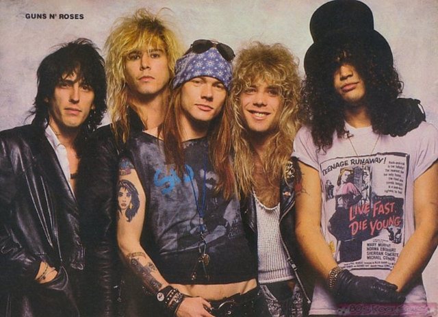 Guns 'N' Roses emerges