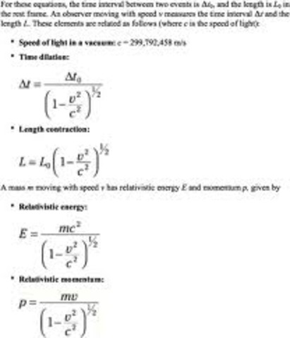 Special Theory