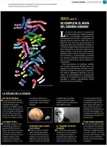 Se completa el Genoma Humano