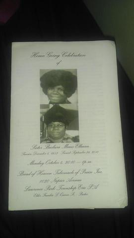 Homegoing Celebration
