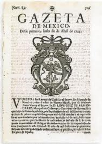 Gaceta de México y |oticias de España