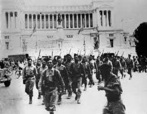 The invasion of Italy- rome