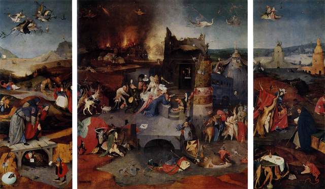 Jérome Bosch - La tentation de Saint-Antoine