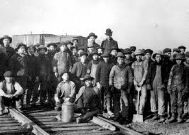 Railroad Construction is in Full Swing