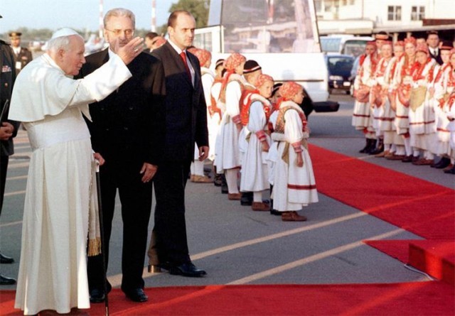 Makes his 100th trip, visiting Croatia