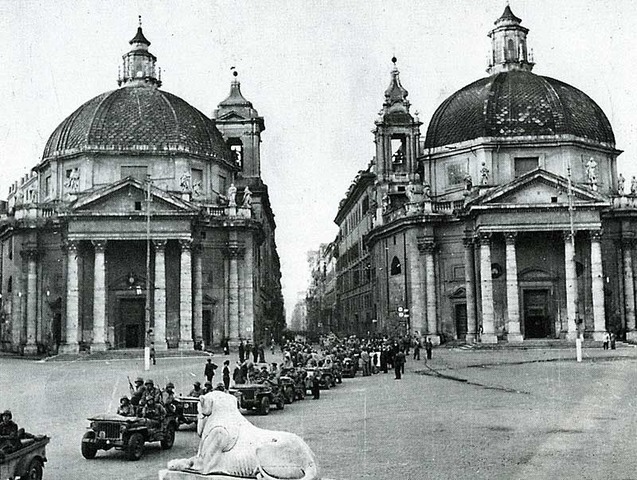 Allies take Rome, Italy