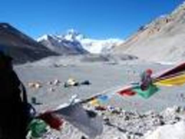 Puju ceremony at base camp one