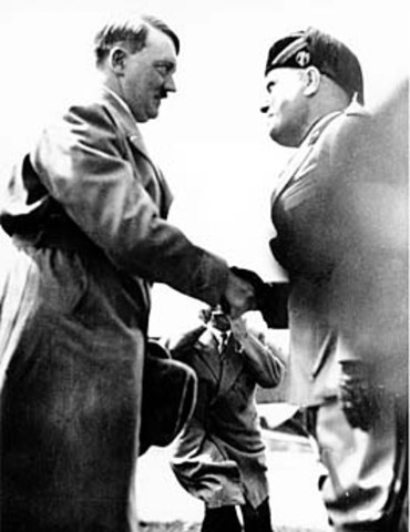 Nazis Sign "Pact of Steel" with Italy
