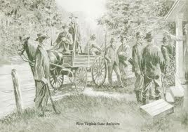 John Brown invades Pottawatomie, Kansas