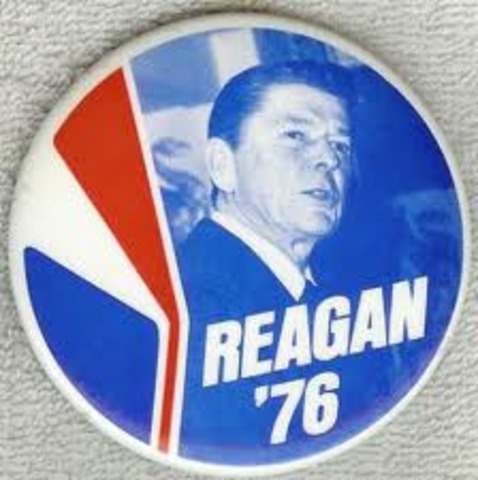 Reagan announces first Run for Presidency