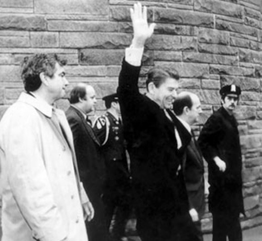 Reagan is almost assassinated