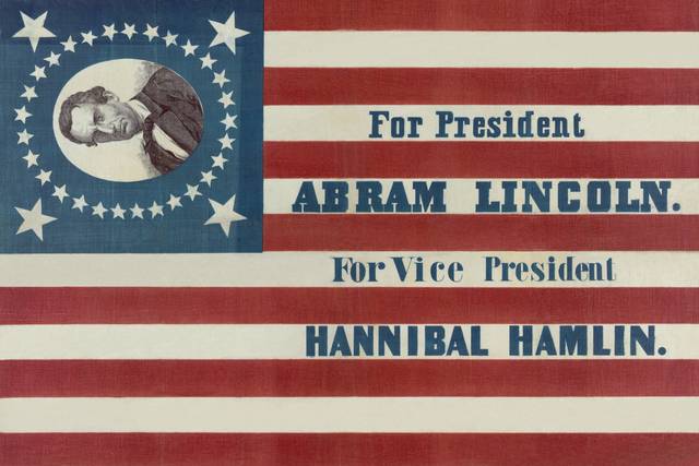 Abraham Lincoln elected President of the United States
