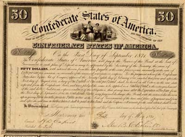 The Confederate States of America is Formed