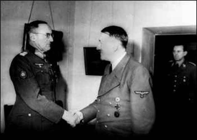 Hitler recieves a 90% 'yes' vote from German voters approving his new powers.