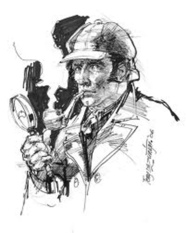 The insparation on Sherlock Holmes cerated