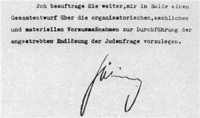 Hermann Göring takes charge of resolving the "Jewish Question."
