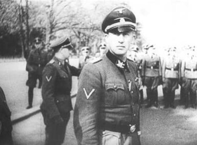 SS leader Reinhard Heydrich is ordered by Göring to speed up the emigration of Jews.