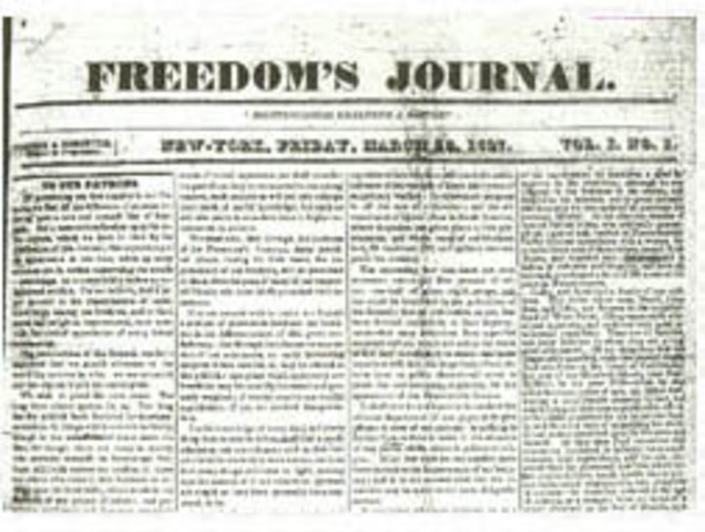 First African American Newspaper