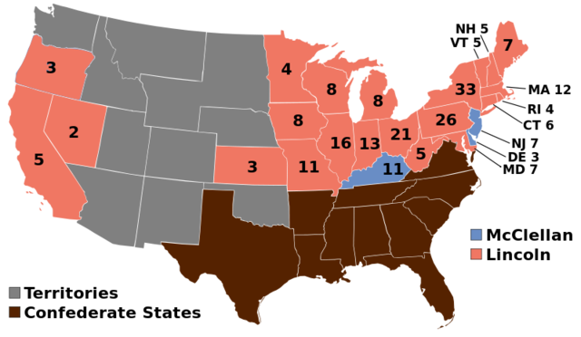 Lincoln is Re-Elected President (second term)