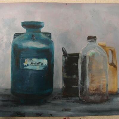 Timeline: Jude Rae Still Life Painting Unit Year 9