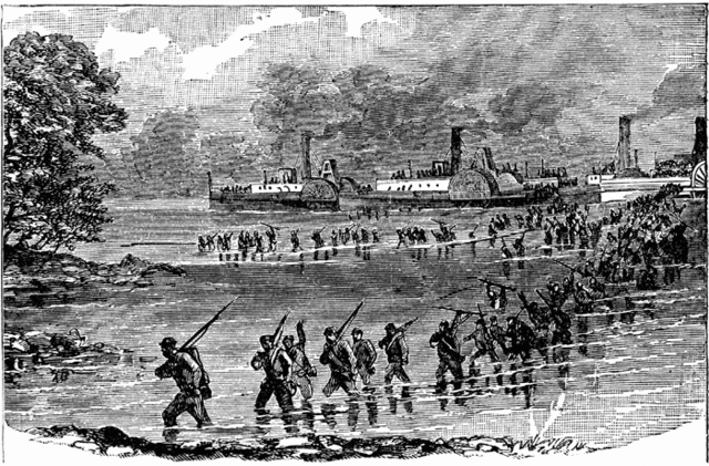 Confederates stated losing supplies