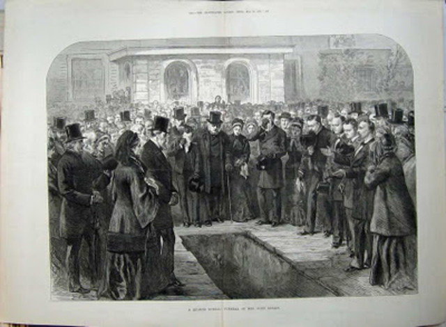 Mrs. Joe passes and Pip attends the funeral.