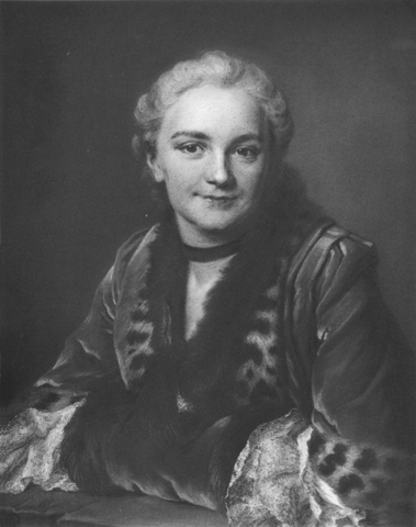 The world's first Prima Ballerina, Mlle de Lafontaine.