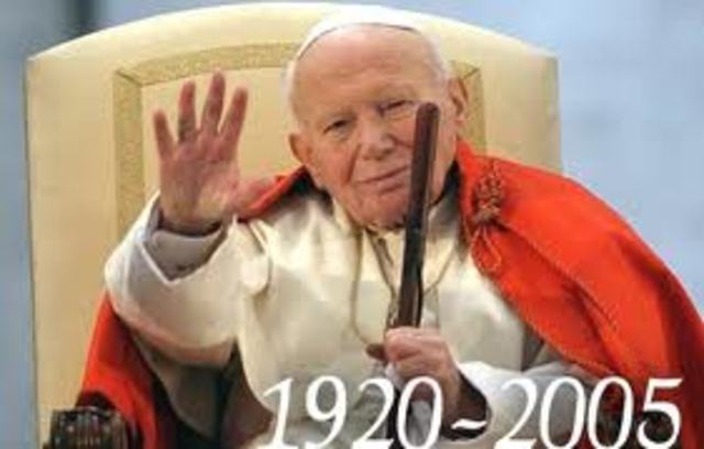 Pope John Paul II passes away at age 84