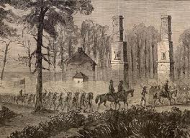 Sherman begins march to the sea