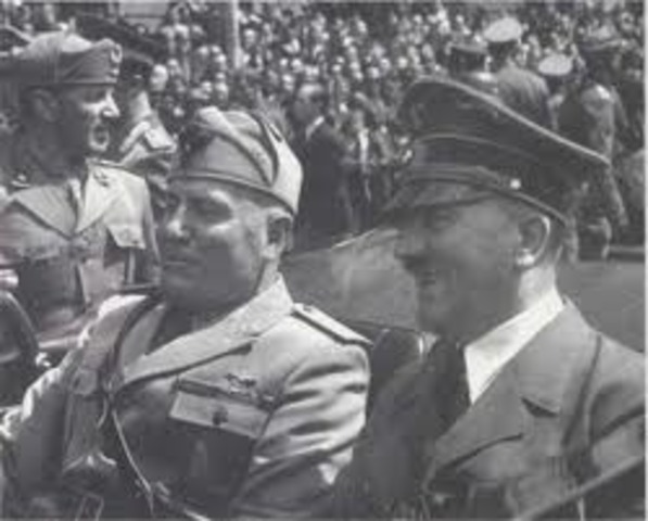 Hitler and Mussolini meet in Munich; Soviets begin occupation of the Baltic States