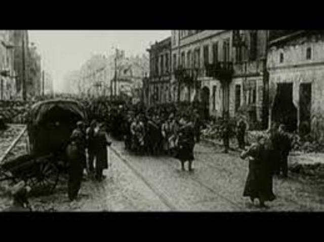 The Soviets liberate Warsaw and Krakow in Poland.