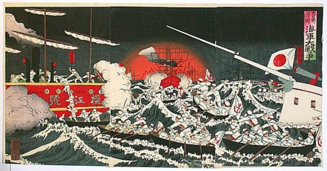 Defeat of the Chinese at the Sino- Japanese War
