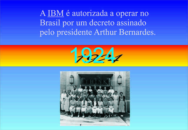 A IBM é autorizada a funcionar no Brasil