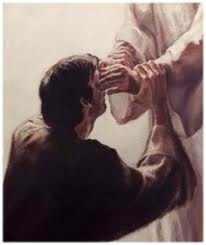 Jesus Heals a Blind Man