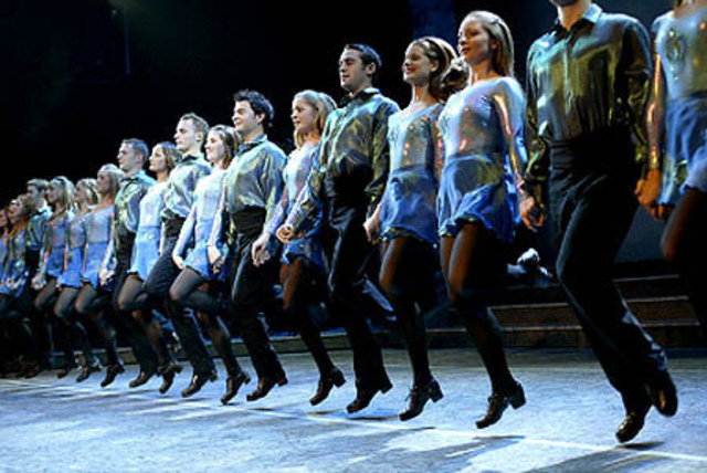 Riverdance is presented at the Eurovision Song Contest.