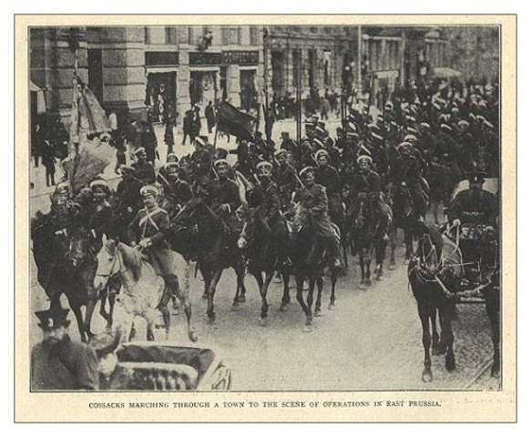 Russia invades East Prussia