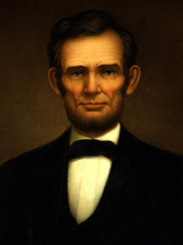 Abraham Lincoln elected for President