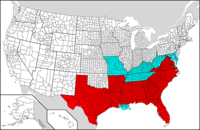 Four Slave States Stay In The Union