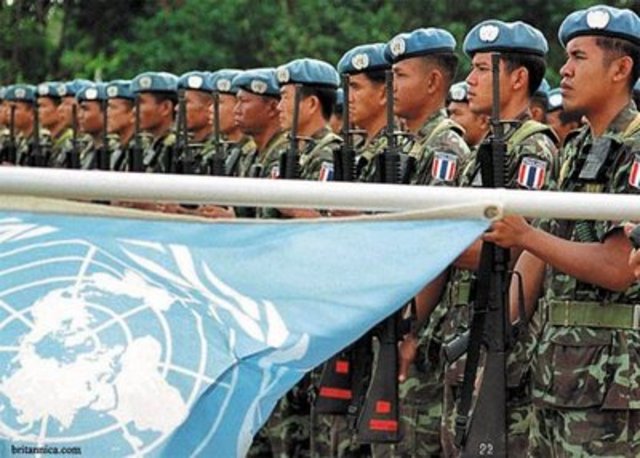 UN Peace keeping force enacted
