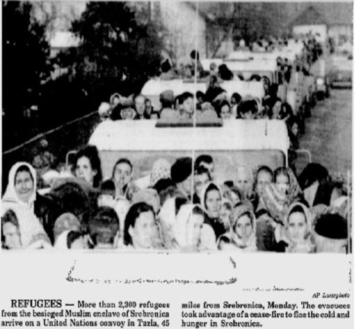 U.N. failure to protect refugees in Bosnia-Herzegovina