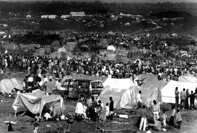 The genocide in Rwanda