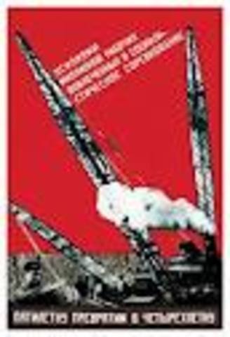 Creation of Five Year Plans