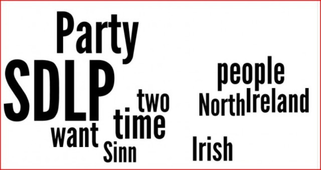 SDLP and Sinn Fein Talks