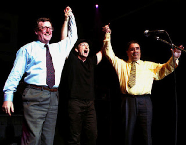 David Trimble and John Hume win the Nobel Peace Prize