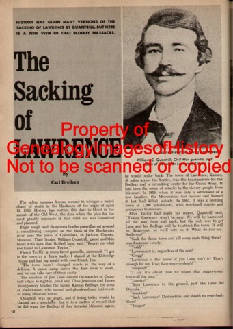 Lawrence, Kansas Invasion