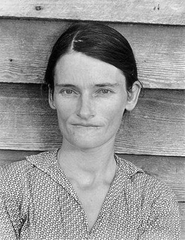 Walker Evans, Allie Mae Burroughs, Gelatin silver print, 1936