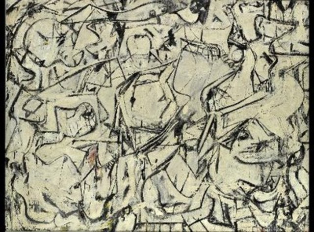 William de Kooning, Attic, oil on canvas, 1949