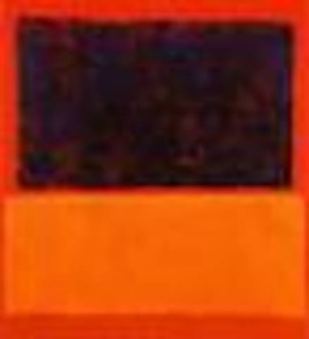 Mark Rothko, Blue Over Orange, oil on canvas, 1966