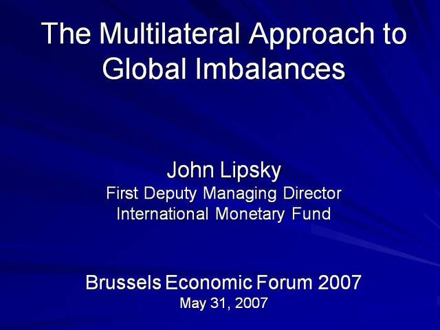 IMF:Multilateral-Consultations